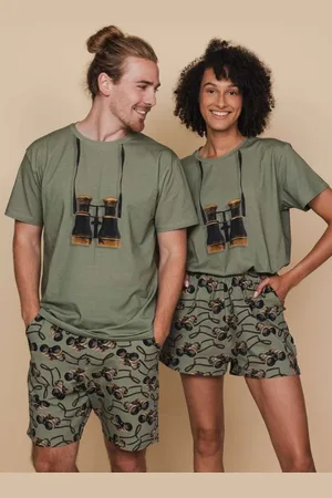 Snurk Binoculars pyjamatop met print - unisex