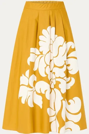 XANDRES Rila midi rok met bloemenprint