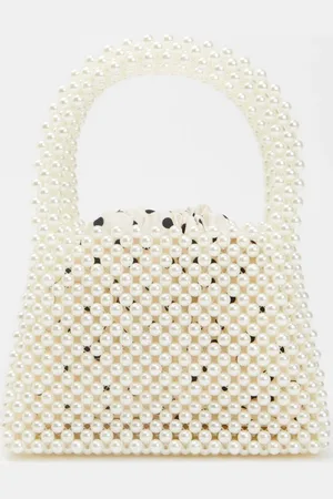 L.K. Bennett L-K-Bennett Pearl handtas van imitatieparels