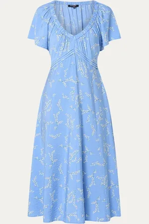 French Connection Daniella midi tuniekjurk met bloemenprint en V-hals