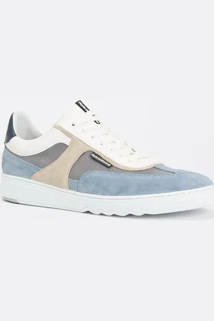Floris van Bommel De Kupster 08-01 sneaker van leer met suède details