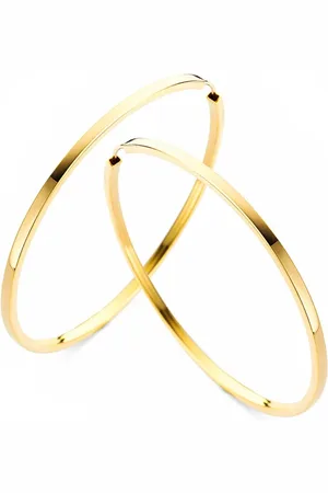 Casa Jewelry Snap Thin Square 25 oorringen verguld