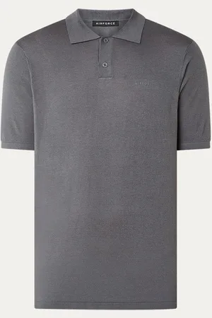 Airforce Regular fit polo in lyocellblend met logo