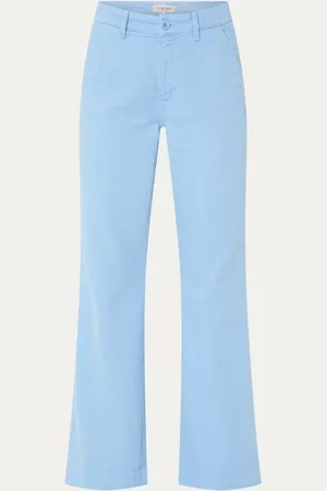 Claudia Sträter High waist wide leg jeans met steekzakken