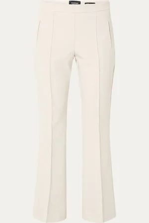 Rosner Audrey high waist straight fit pantalon met deelnaad
