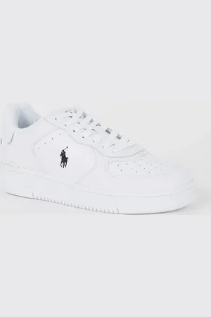 Ralph Lauren Master Court sneaker met leren details