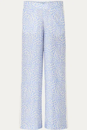 Mos Mosh MMCharbel Saku high waist wide fit broek met bloemenprint