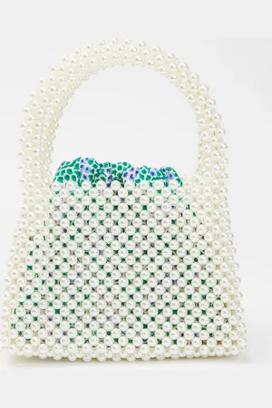 L.K. Bennett L-K-Bennett Pearl handtas van imitatieparels