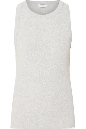 penn ink Ribgebreide tanktop met ronde hals