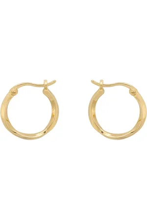 ANNA + NINA Dazzling Ring oorringen verguld