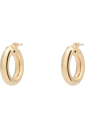 ANNA + NINA Thick Plain S oorringen verguld
