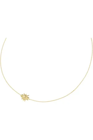 ANNA + NINA Sunny ketting verguld