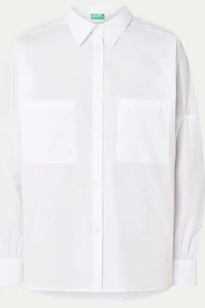 Benetton Blouse met borstzakken
