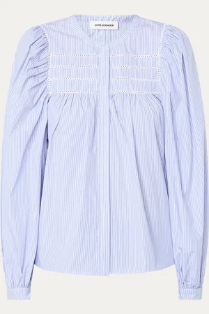 Sofie Schnoor Delilah blouse met streepprint en ballonmouw