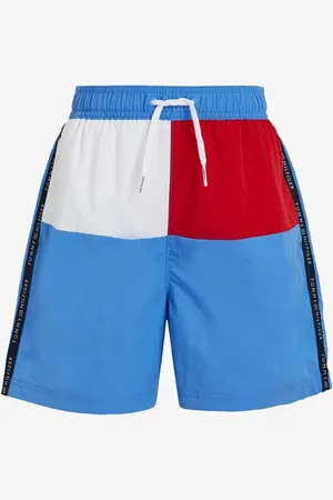 Tommy Hilfiger Zwemshorts met steekzakken en logoprint