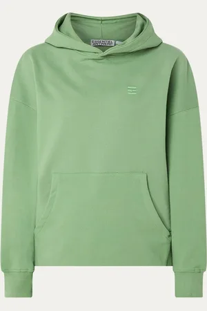 Essentiel Antwerp Hankie hoodie met kangoeroezak en logoborduring