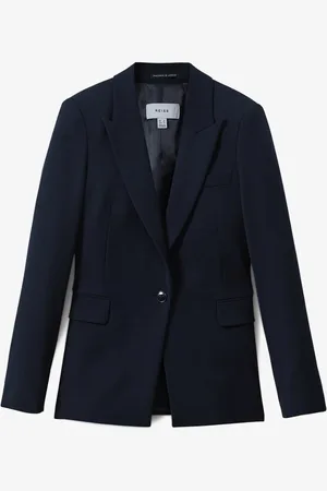 Reiss Gabi blazer met klepzakken