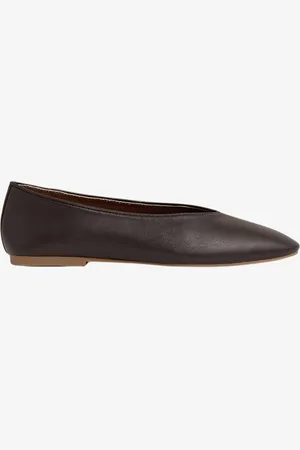 Reiss Amelia ballerina van leer