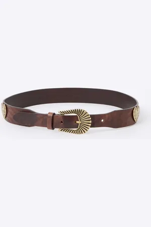 Gerard Darel Jana riem van leer met studs