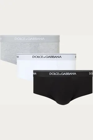 Dolce & Gabbana Brando slip met logoband in 3-pack