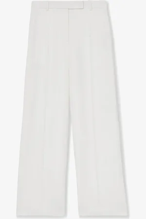 Reiss Sierra high waist wide fit pantalon met steekzakken