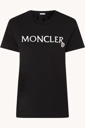 Moncler T-shirt met logoborduring