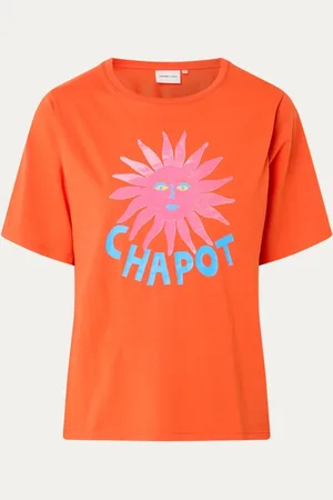 Fabienne Chapot Fay T-shirt van biologisch katoen met logoprint
