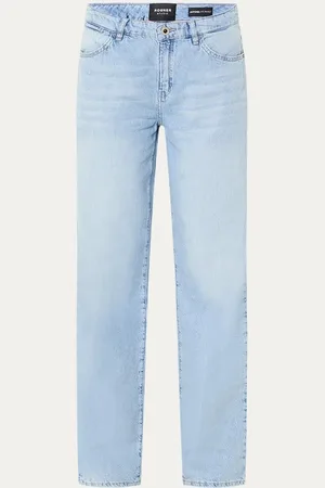 Rosner Antonia mid waist straight leg jeans met lichte wassing