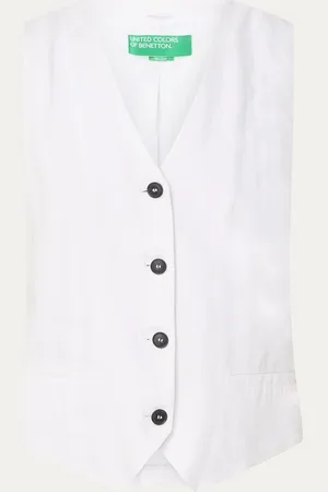 Benetton Gilet van linnen