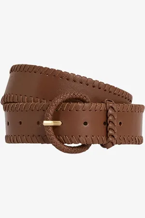 Reiss Gia riem van leer