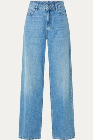 Liu Jo High waist wide leg jeans met medium wassing