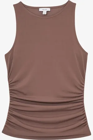 Reiss Madelynne top van jersey met plooidetail