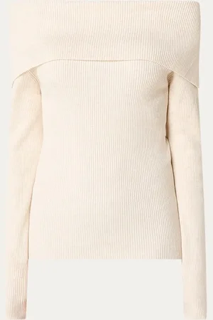 Bruuns Bazaar AnemoneBBTonna fijngebreide off shoulder trui