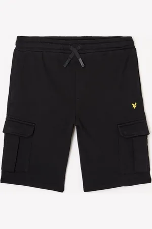 Lyle & Scott Straight fit korte joggingbroek met logo