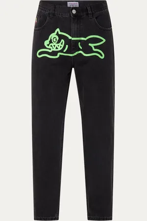 ICECREAM Running Dog loose fit jeans met logoprint