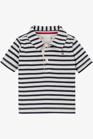 Tommy Hilfiger Regular fit polo met streepprint
