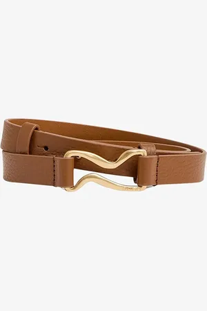 Reiss Scarlet riem van leer