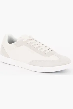 Calvin Klein Sneaker met suède details en logo