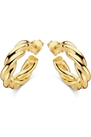 Casa Jewelry Spiral oorringen verguld