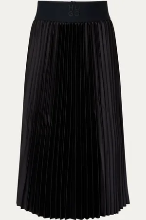 HUGO BOSS Reguna midi plooirok
