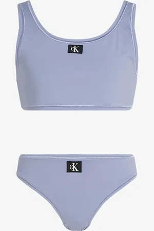 Calvin Klein Bralette met logo en slip in set