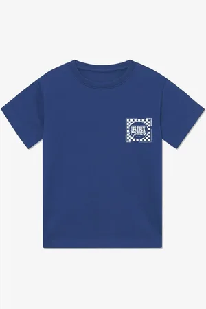 Les Deux Goods T-shirt van biologisch katoen met logo- en backprint