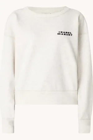 Isabel Marant Shad sweater met logoborduring