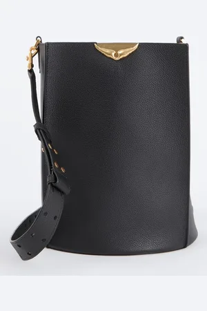 Zadig & Voltaire Borderline shopper van leer met logo
