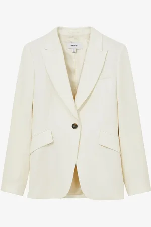 Reiss Millie blazer met klepzakken