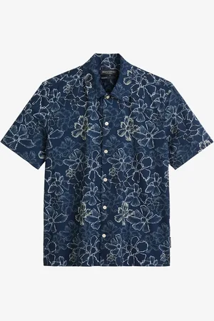 Marc O’ Polo Regular fit overhemd van biologisch katoen met bloemenprint