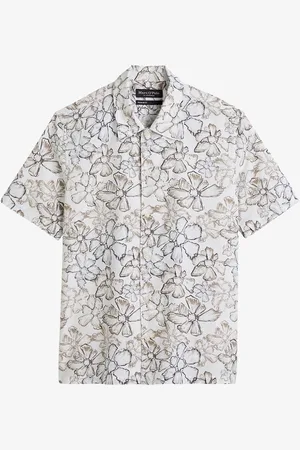 Marc O’ Polo Regular fit overhemd van biologisch katoen met bloemenprint