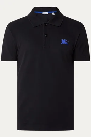 Burberry Regular fit polo van piqué katoen met logoborduring