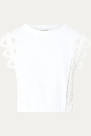 Sandro Crop top met borduring