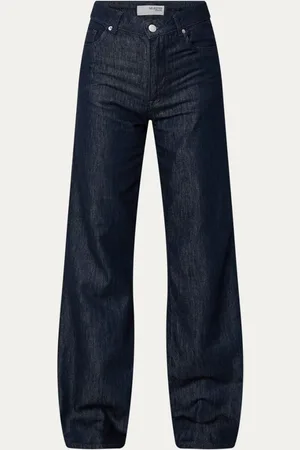 SELECTED High waist wide leg jeans in lyocellblend
